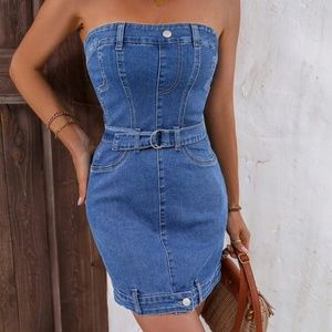 Denim dress